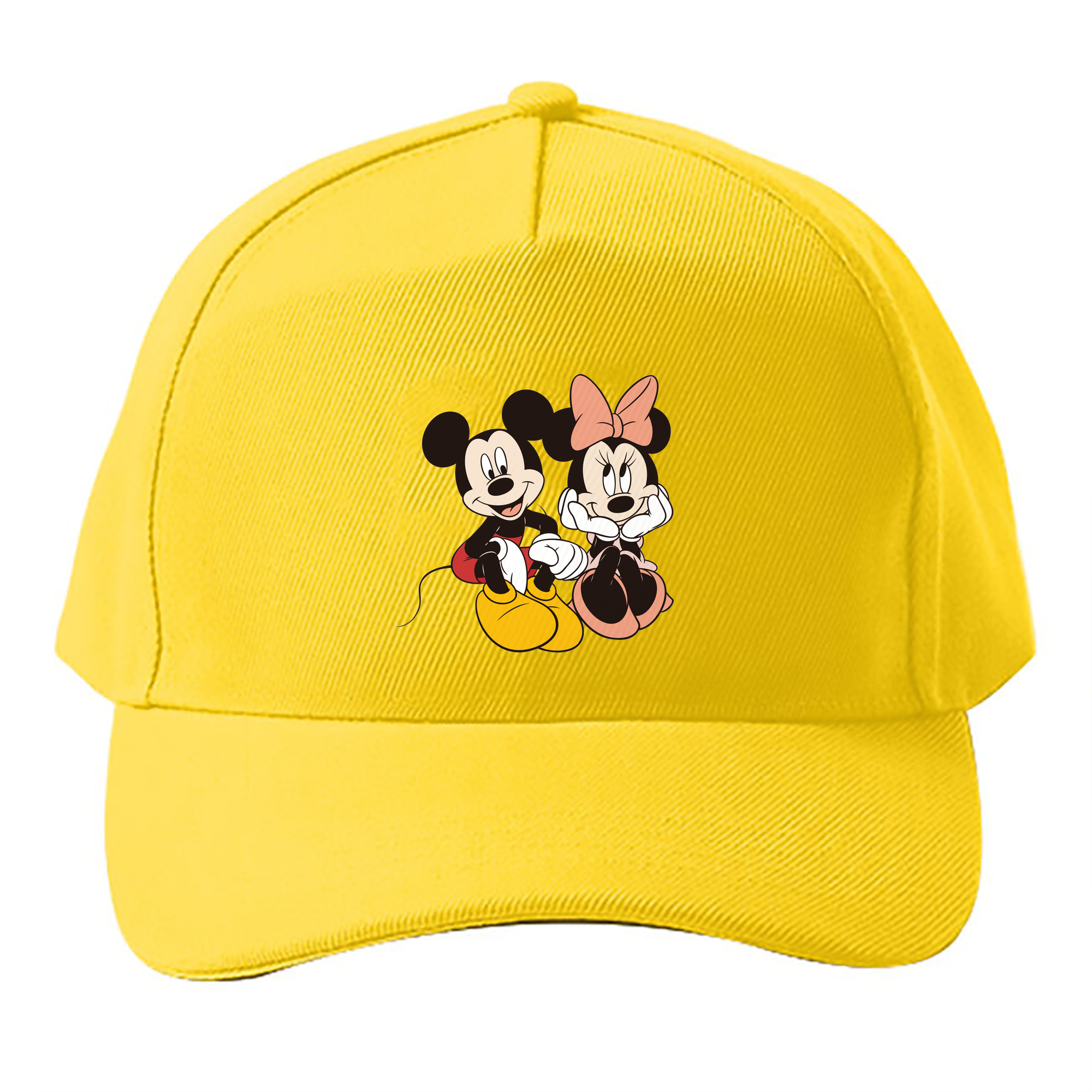 （画像用） ミッキーマウス Mickey Mouse ベースボールキャップ 綿100％ 男女兼用 帽子 スポーツ